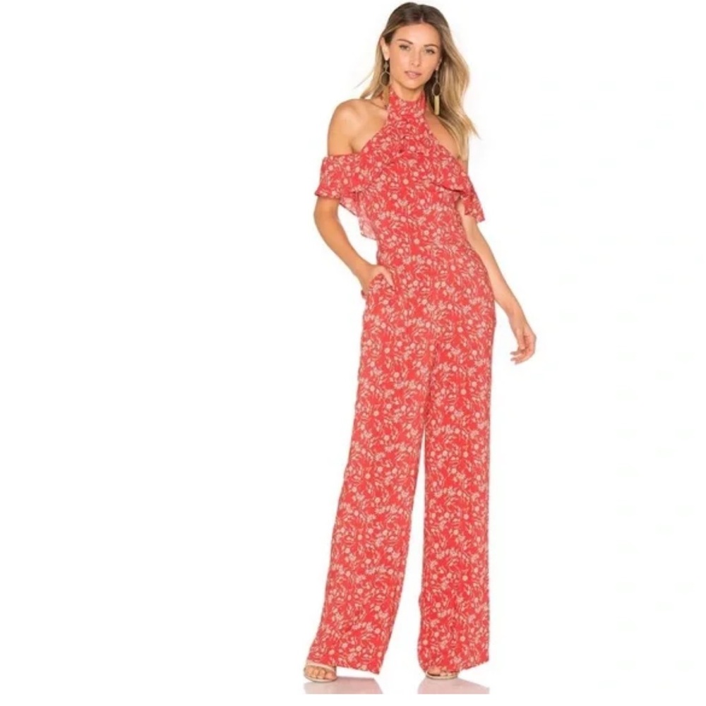 Ale by Alessandre Matilde Floral Print Jumpsuit size XL